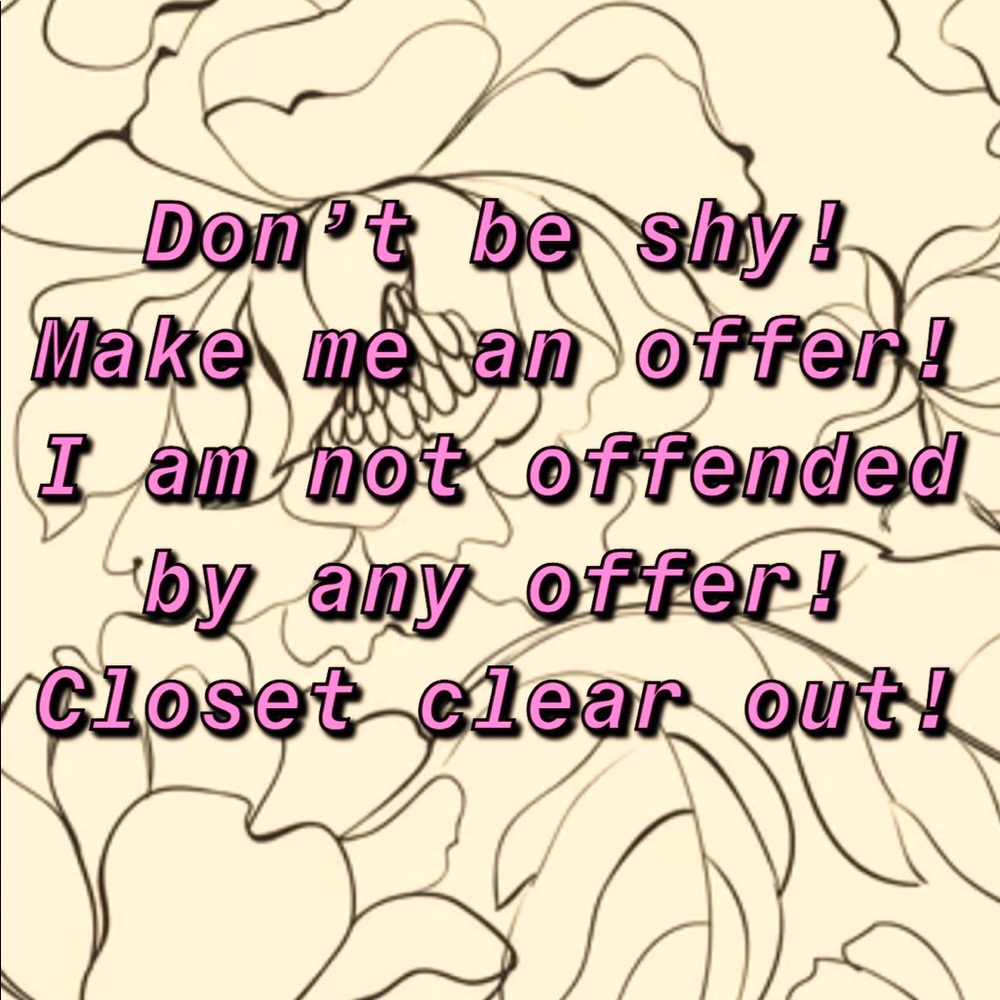 Help me clear out my closet!
